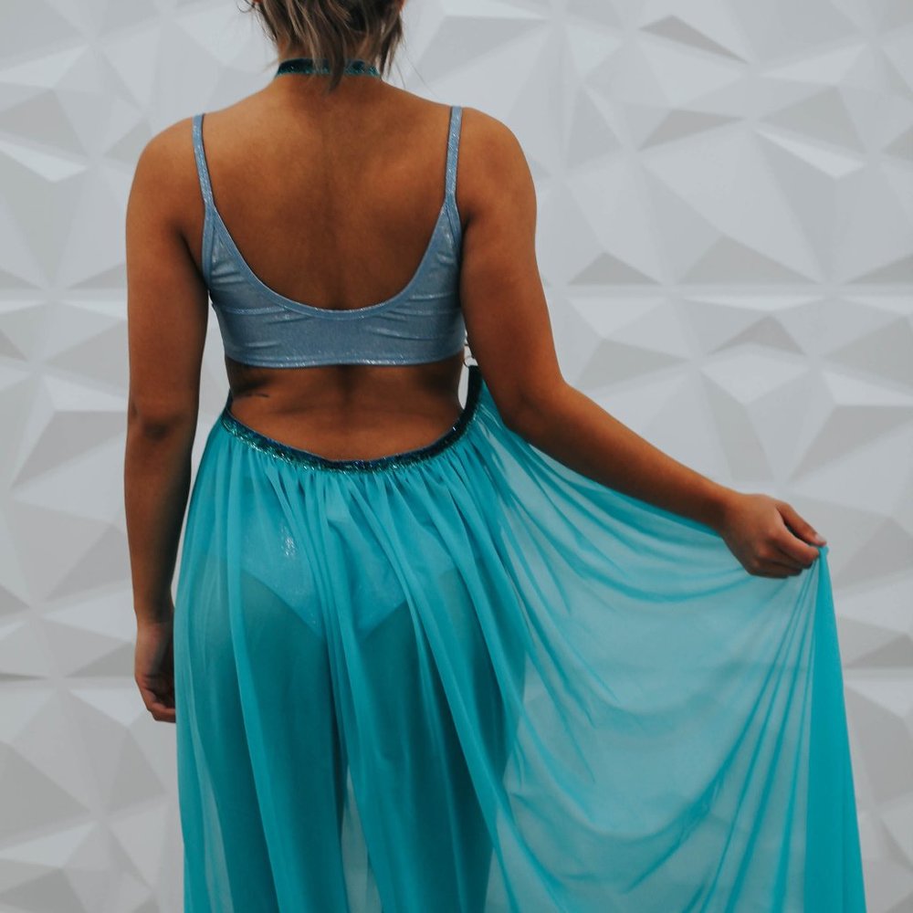 Periwinkle Blue Rave top - Picture 5 of 7